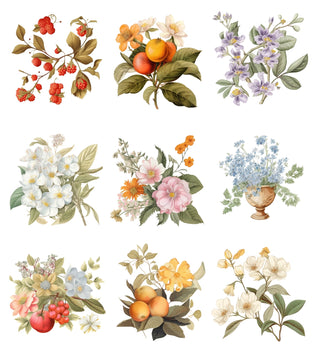 mothers day card diy pattern illustration freebie flowers botanical