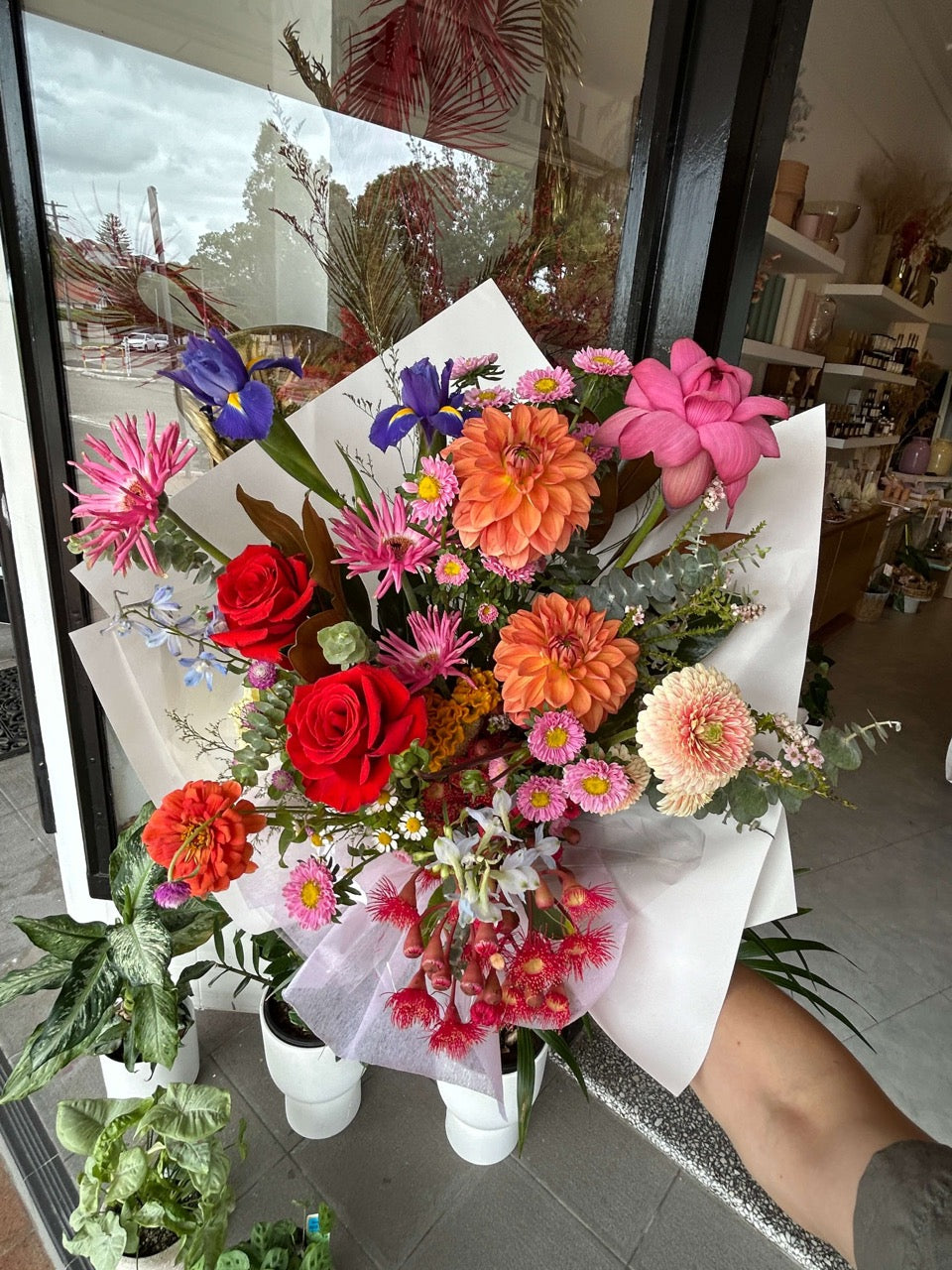 Christmas Flowers Bouquet | Mixed Seasonal & Native Arrangement