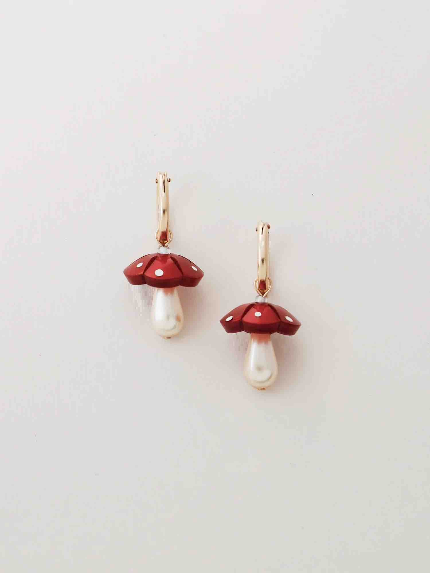 Shroom Hoops by Wolf Moon I Sydney Jewellery Gift Shop – Lime