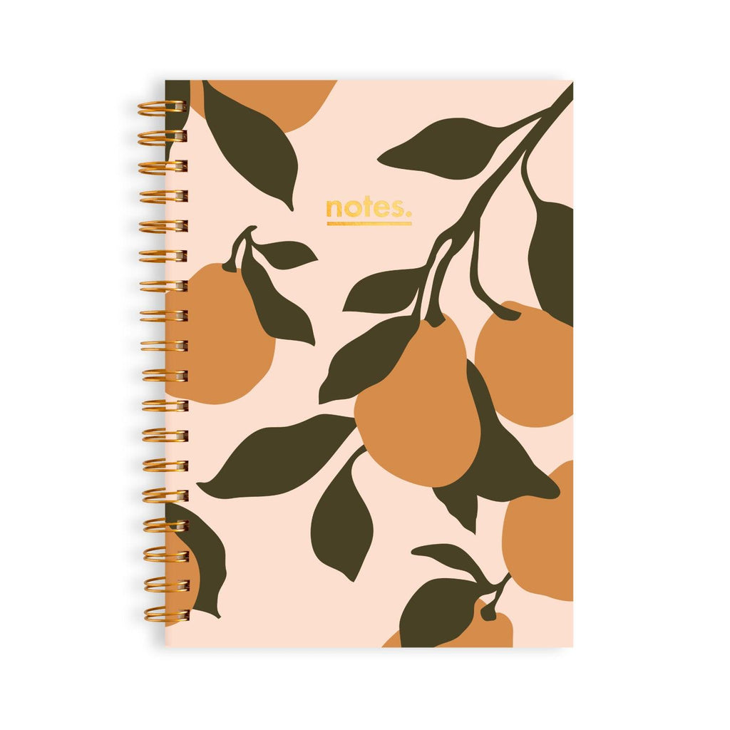 Make It Happen Panama Notebook in peach