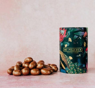 Candied Macadamias Gift Canister by Ms Peacock - Lime Tree Bower