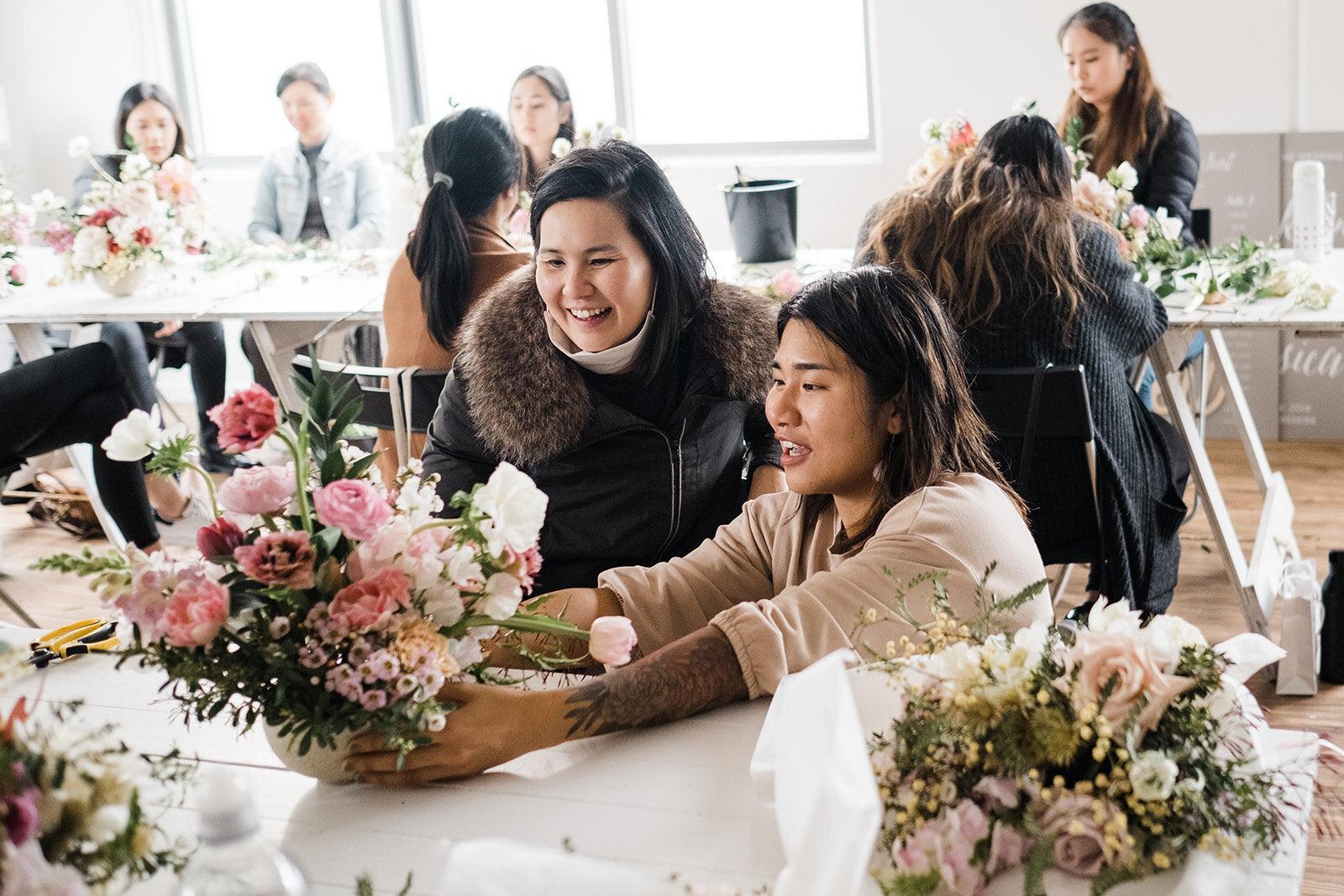 Flourish Sydney Floristry Workshop 2020 - Lime Tree Bower