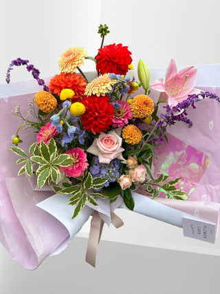 Monet's Garden | Colourful Whimsical Flowers Bouquet