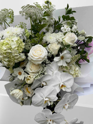 Valentine's Day Flowers | Elegant White Bouquet