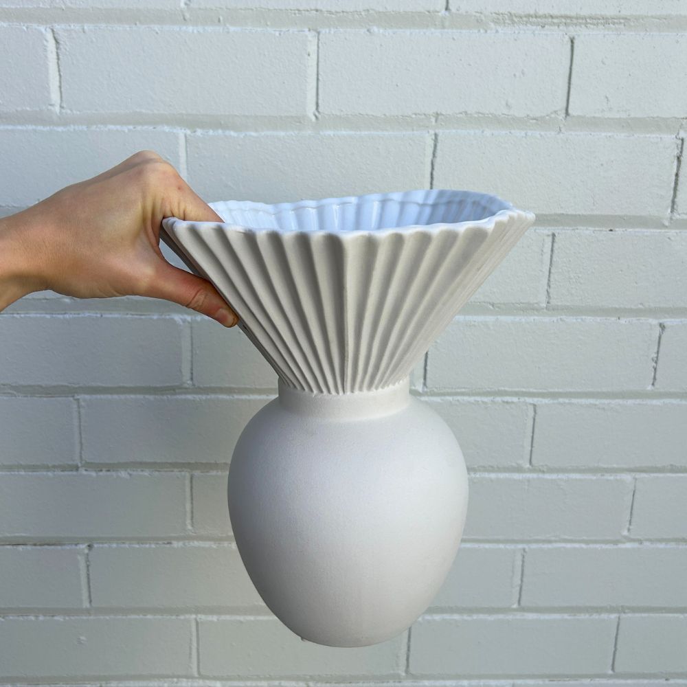 Amalfi Ceramic Vase by Ben David by KAS