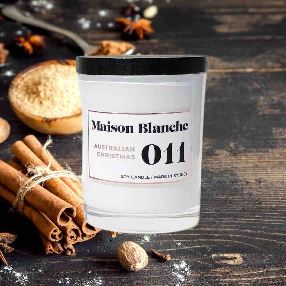 australian christmas soy candle maison blanche