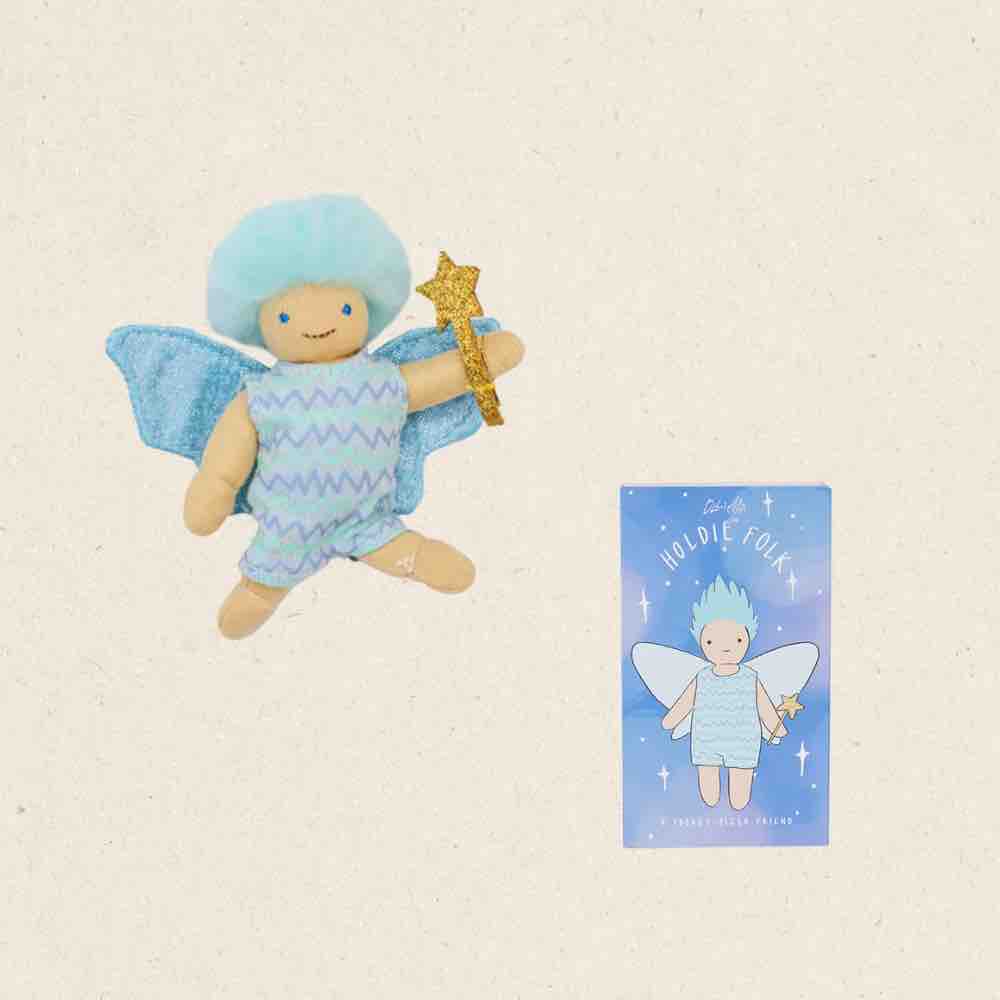 blue willow fairy soft toy olli ella