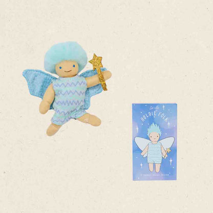 blue willow fairy soft toy olli ella