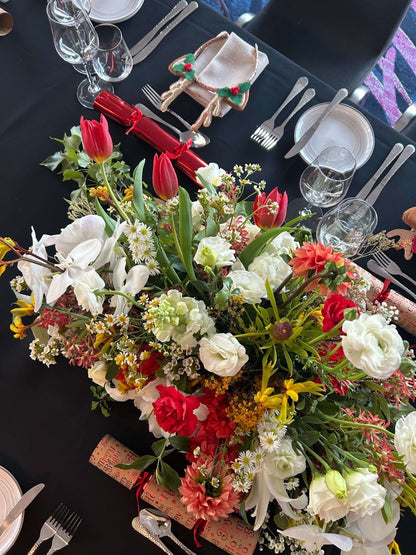 BYOV (Bring Your Own Vase) Bespoke Christmas Table Floral Centrepiece