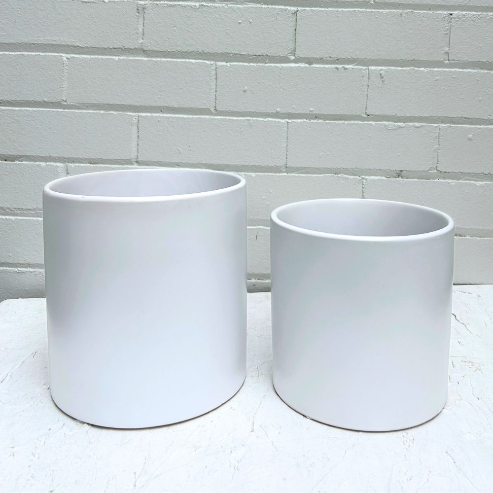 Ceramic Cylinder Dan Planter Pot