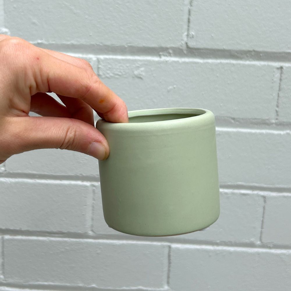 Ceramic Cylinder Mini Planter Pot