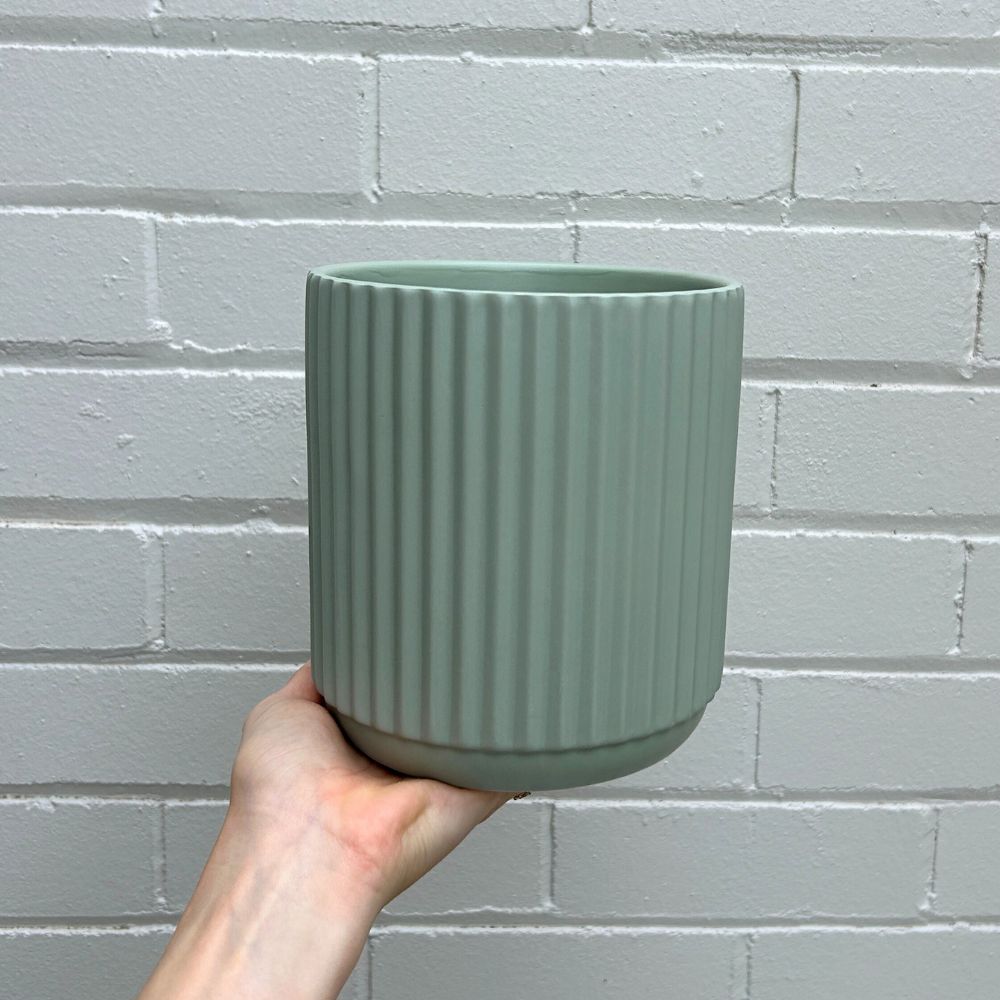 Ceramic Cyprus Ribbed Planter Pot