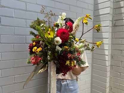 BYOV (Bring Your Own Vase) Bespoke Christmas Table Floral Centrepiece