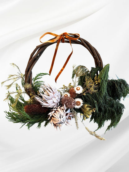 Artisan Monkey Vine Christmas Wreath