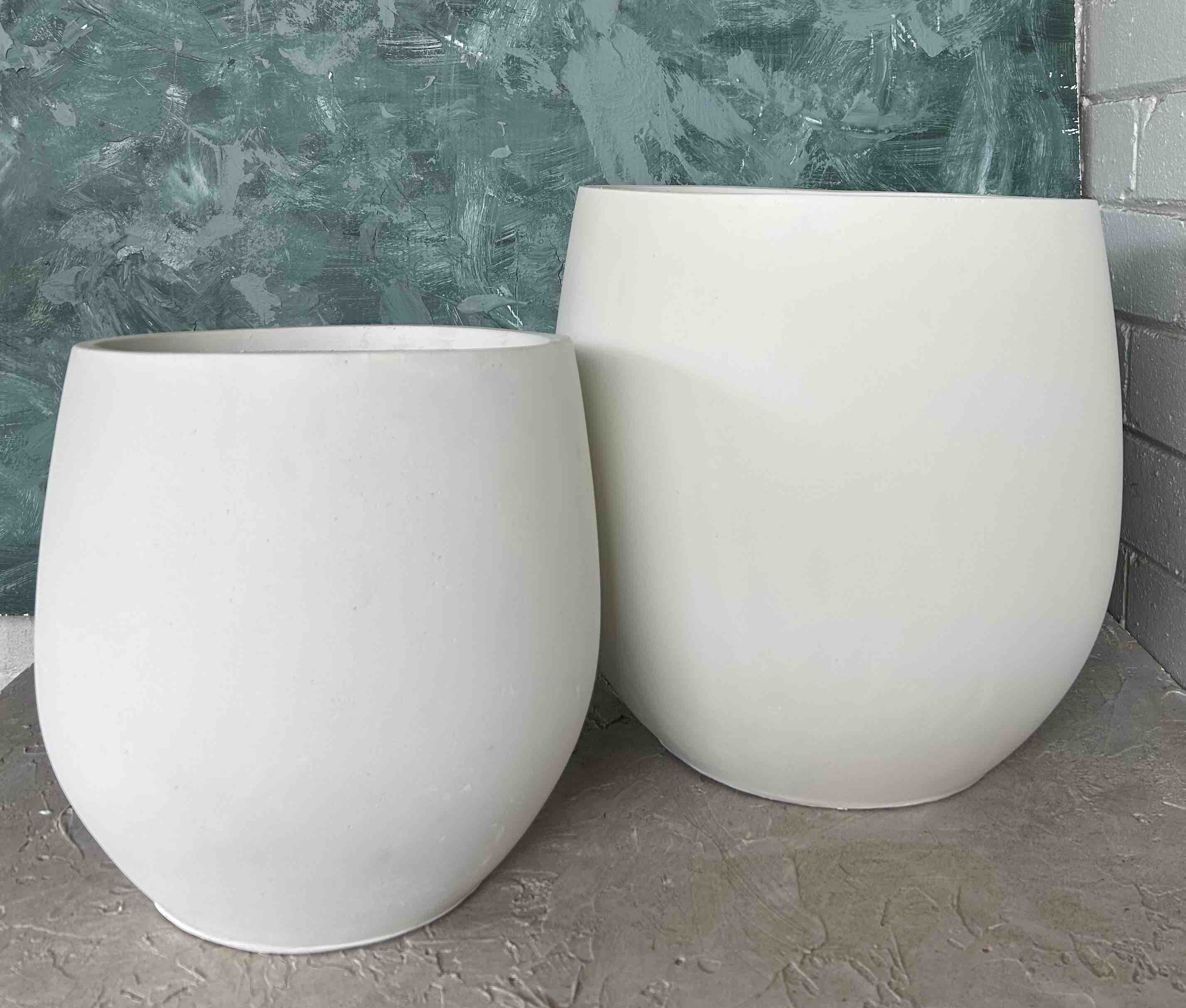 Egg Cement Planter Pot