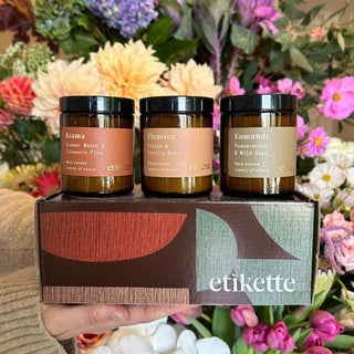Colour Collection Candle Trio Gift Box by Etikette