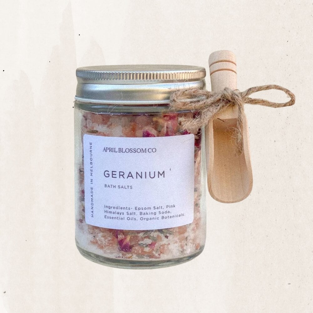 Essential Oil Bath Salts by April Blossom Co