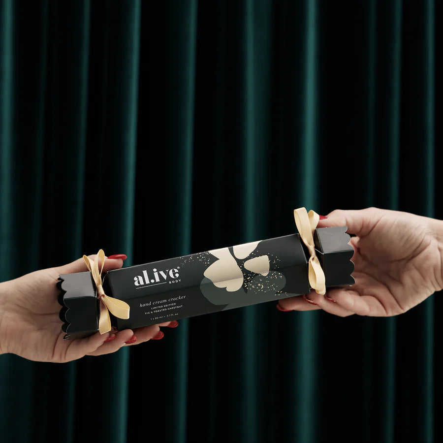 Hand Cream Christmas Cracker by Alive Body