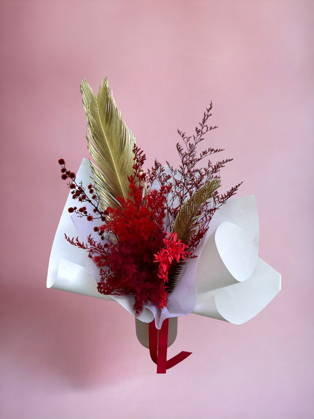 Lunar New Year Dried &amp; Preserved Flower Arrangement