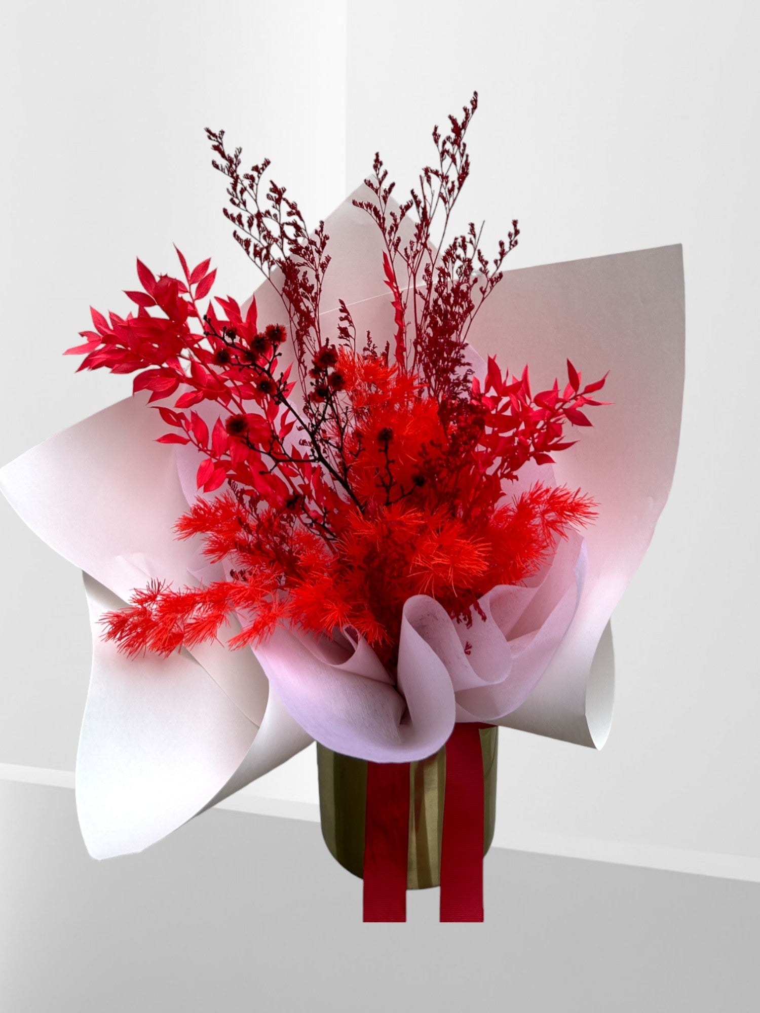 Lunar New Year Dried &amp; Preserved Flower Arrangement