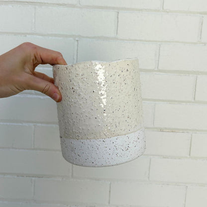 Neutral Ceramic Planter Pot