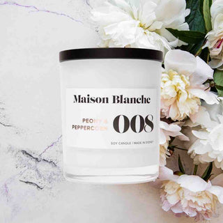 peony peppercorn soy candle maison blanche