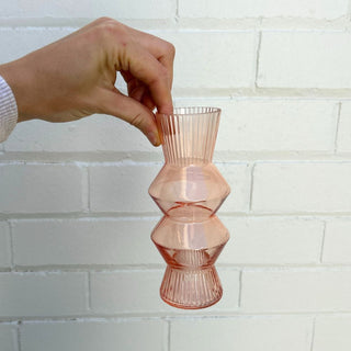 Petite Pink Glass Vase