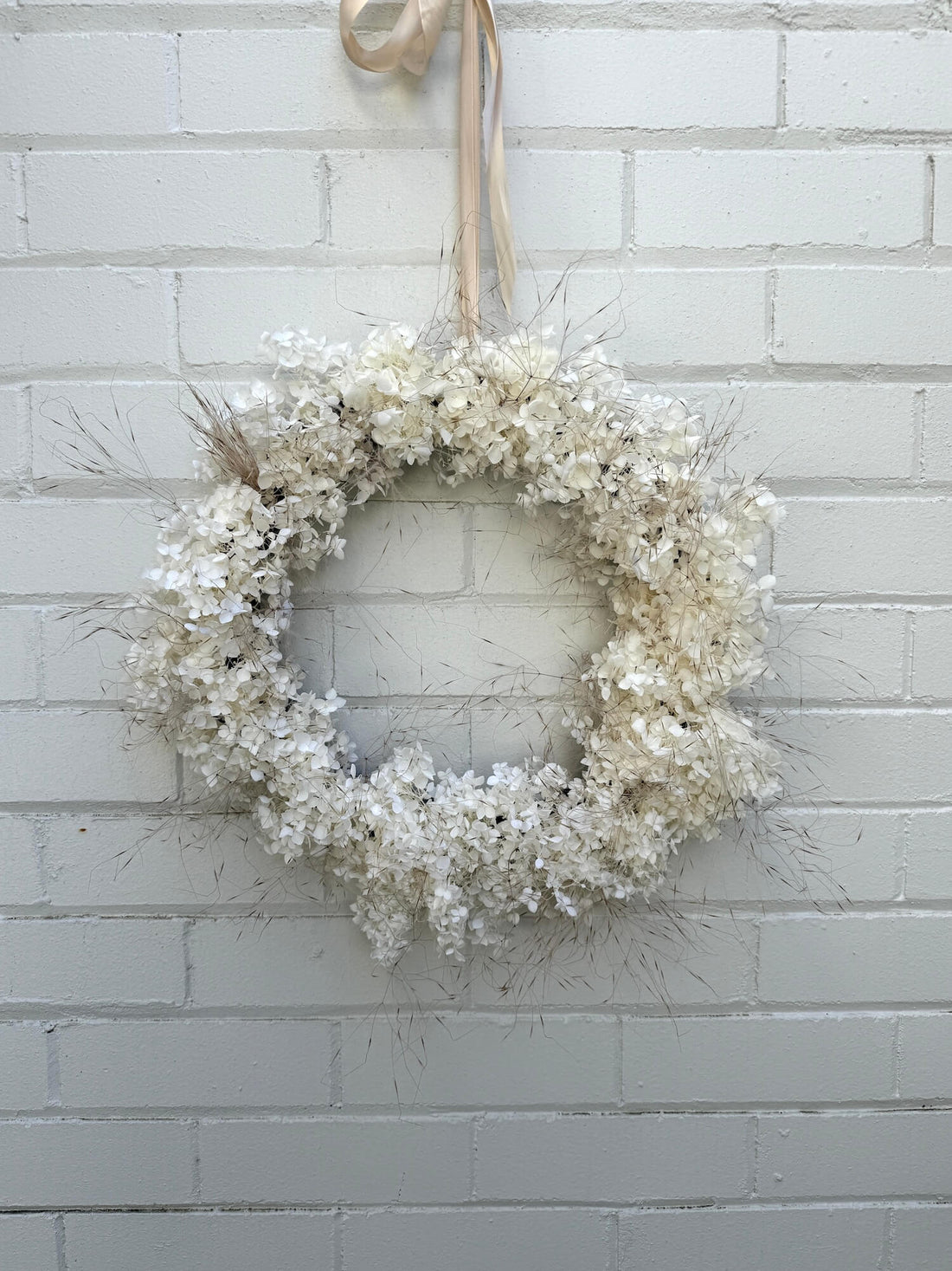 Artistic Christmas Wreath - Fresh, Native &amp; Dried Flowers