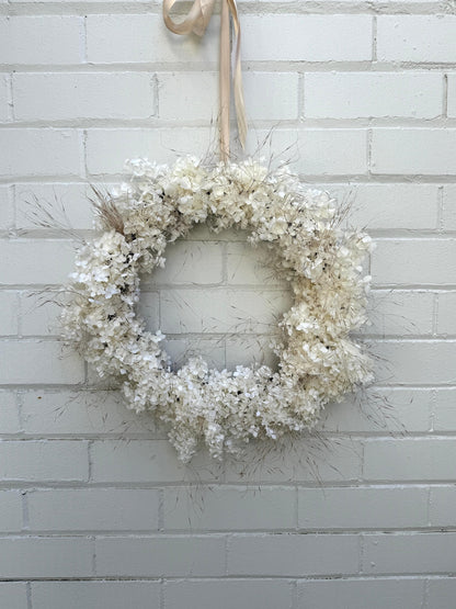 Artistic Christmas Wreath - Fresh, Native &amp; Dried Flowers