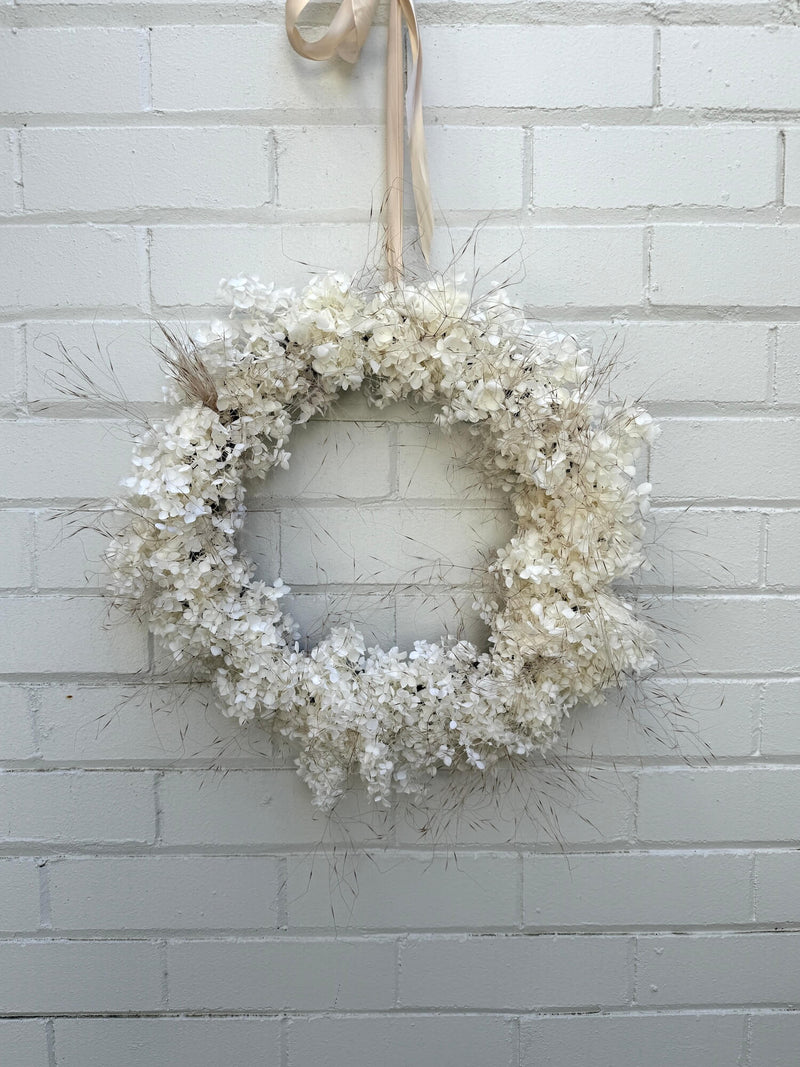 Artistic Christmas Wreath - Fresh &amp; Dried Flowers