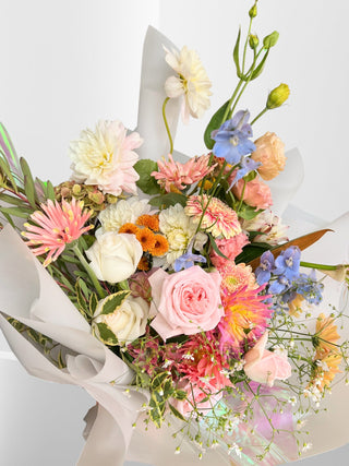 Soft & Pastel Coloured Flower Bouquet