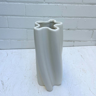 Swirl Ceramic Vase by Ben David by KAS