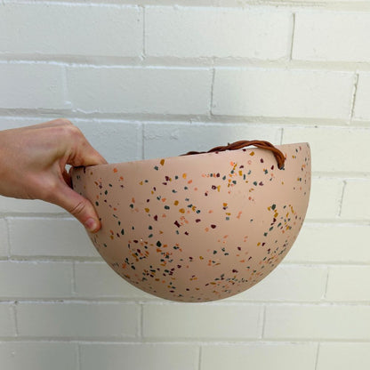 Terrazzo Dome Hanging Pot by Capra Designs