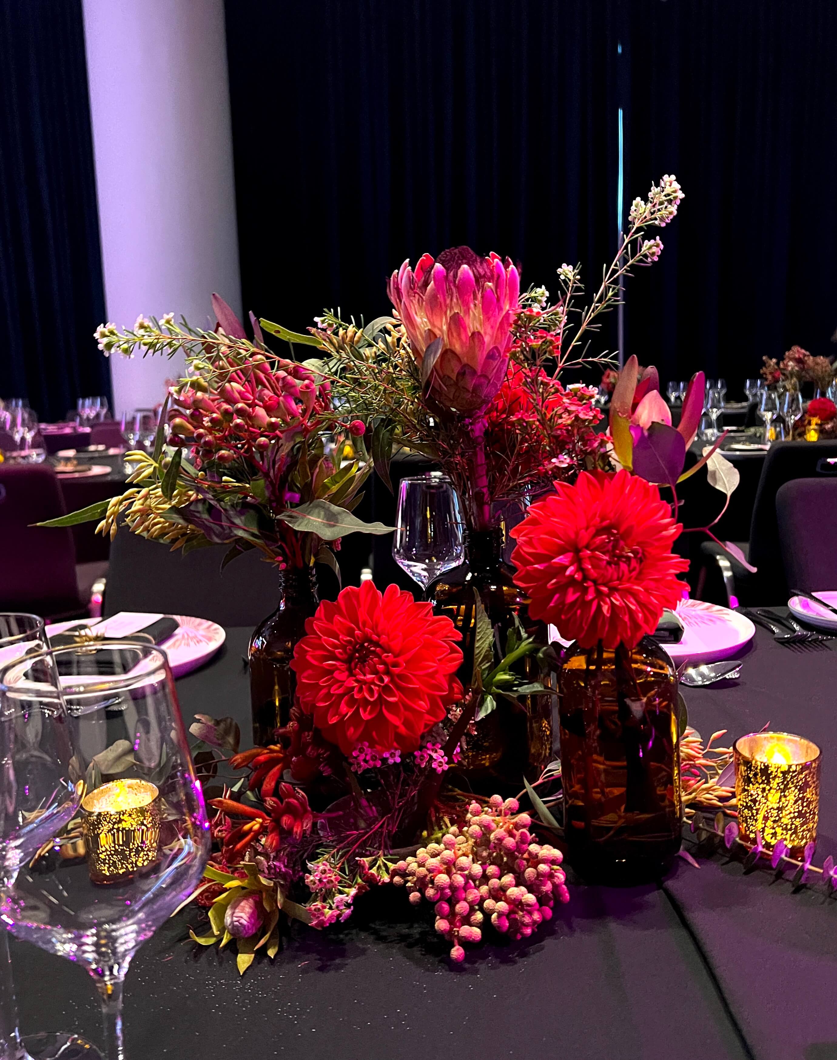 thanksgiving function dinner flowers