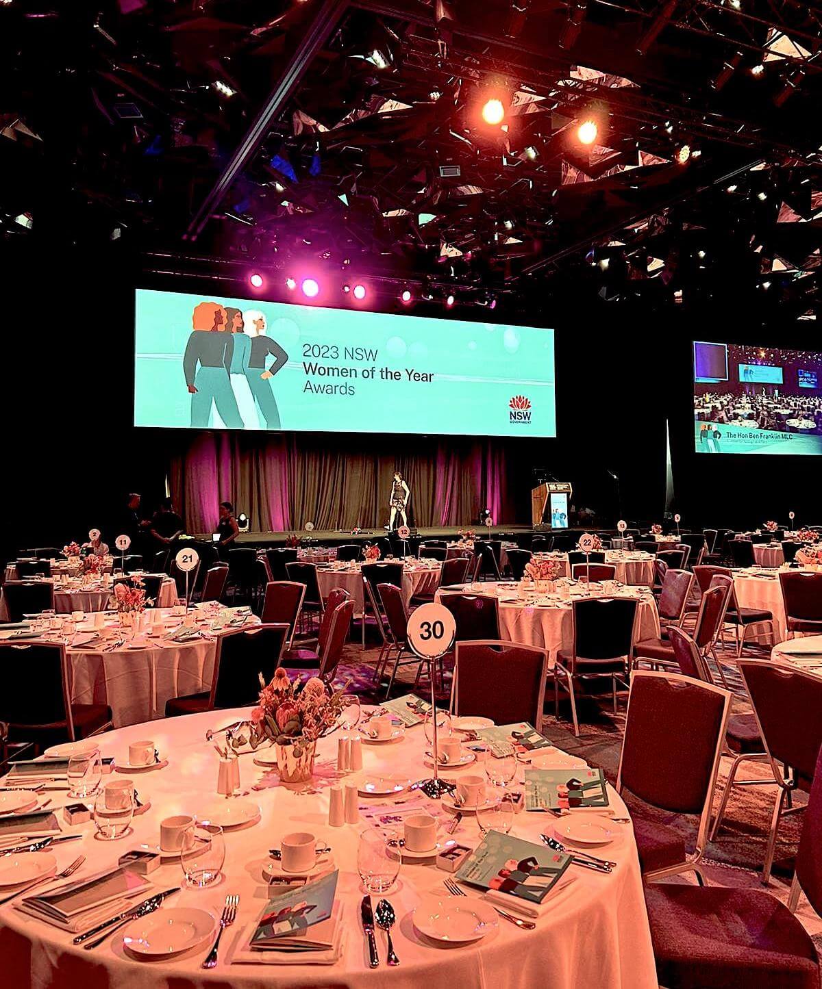 nsw women of year awards flowers