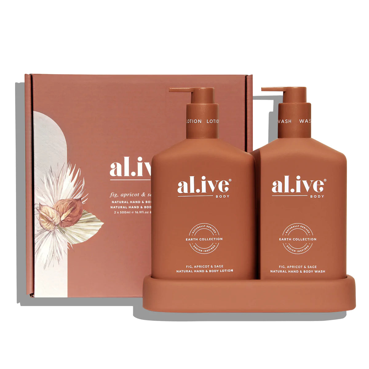 Alive Wash &amp; Lotion Duo + Tray - Lime Tree Bower