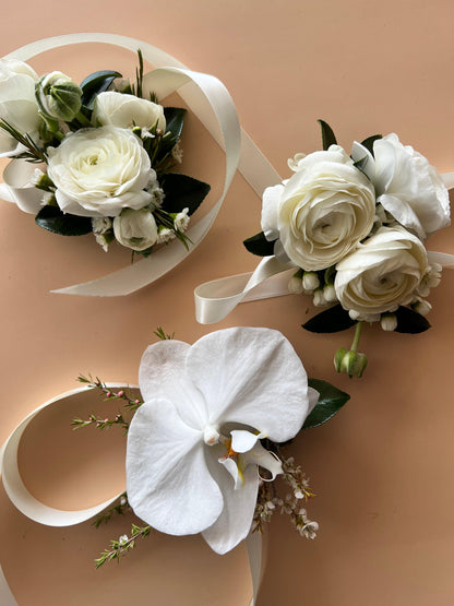 Artistic Wrist Corsages - School Formal, University Balls - Lime Tree Bower