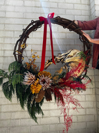 Christmas Wreaths - Monkey Rope Vine Handmade - Lime Tree Bower