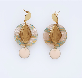 Middle Child Palladium Earrings - Lime Tree Bower