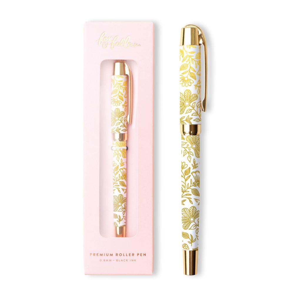 Roller Pen in Gift Box by Fox &amp; Fallow - Lime Tree Bower