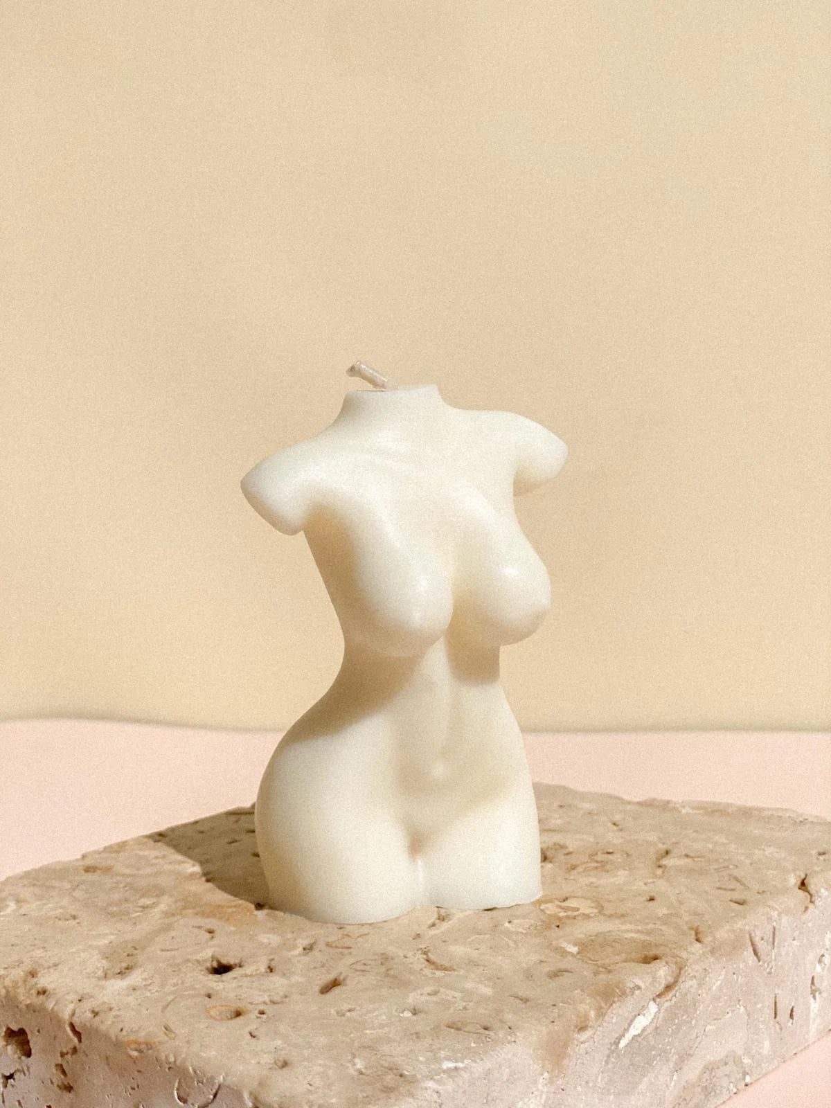 Small Female Torso Body Candle by April Blossom Co - Lime Tree Bower