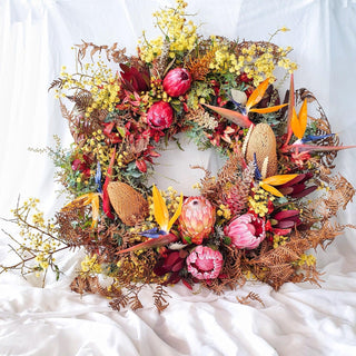 Artistic Funeral Wreath - Lime Tree Bower