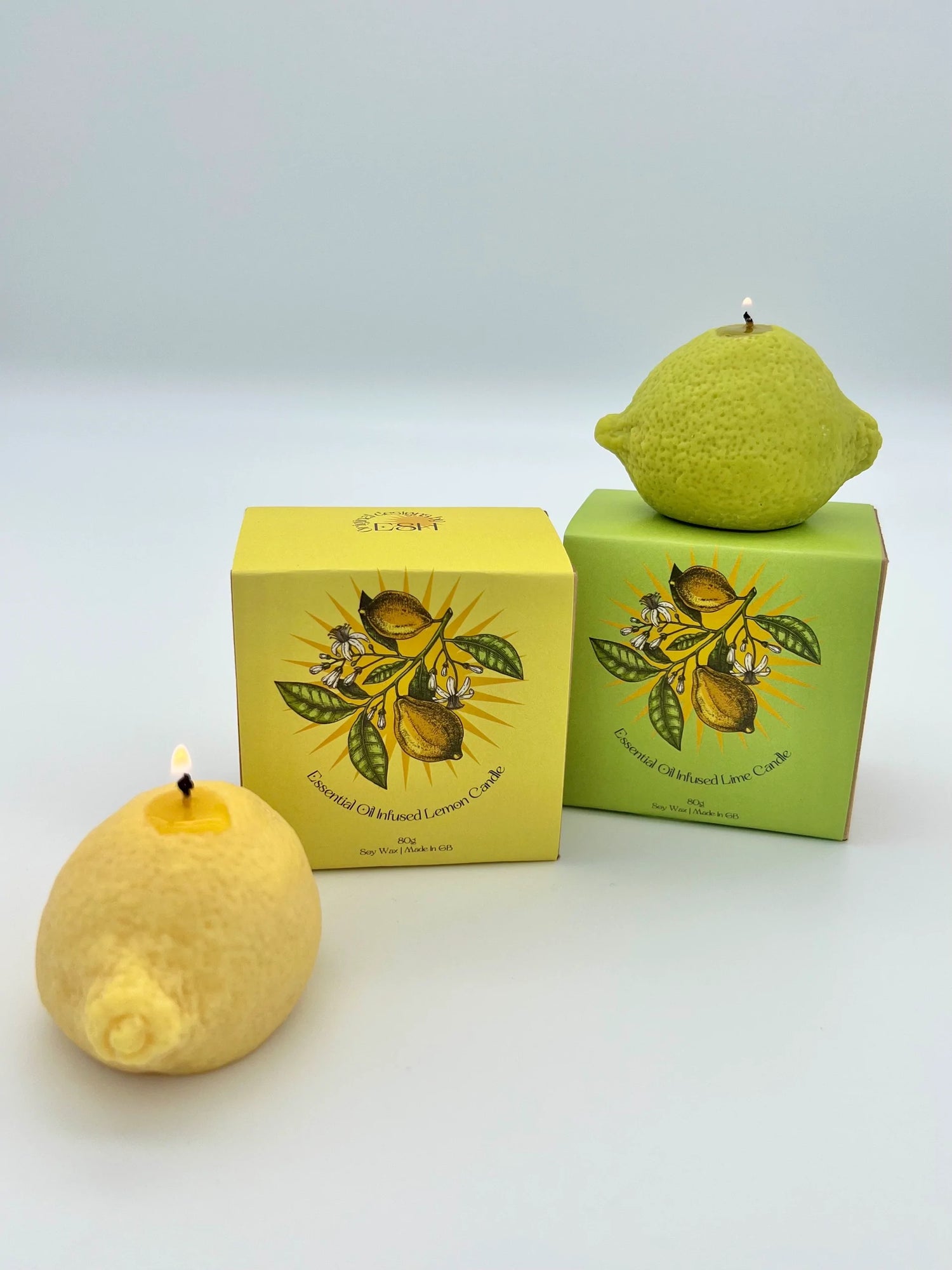 Esh Citrus Soy Candle - Lime Tree Bower