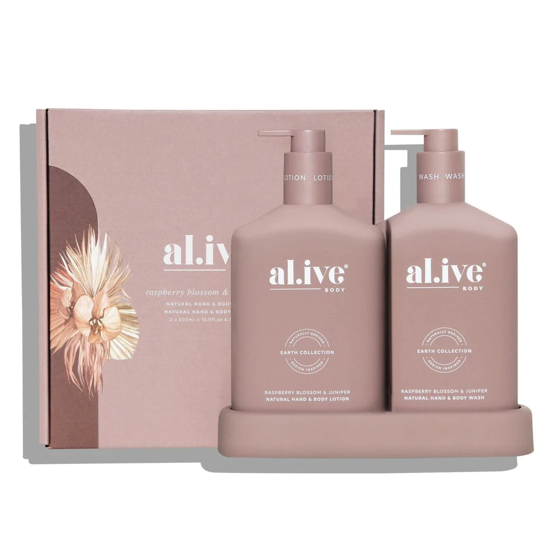 Alive Wash &amp; Lotion Duo + Tray - Lime Tree Bower