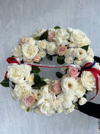Traditional Funeral Wreath - Lime Tree Bower